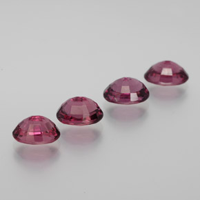  ct natürliche roter Rhodolith-Edelsteine, Oval Schliff, VVS-VS