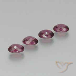 4.22 ct natürliche Himbeerrot Rhodolith-Granat-Edelsteine, Oval, VS