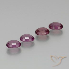 4.12 ct natürliche Himbeerrot Rhodolith-Granat-Edelsteine, Oval, VS