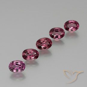 5.74ctw Natürlicher Magenta-Rosa Rhodolith-Granat, Oval, VVS-VS