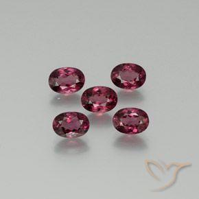 5.40 ct natürliche Rosa Beere Lila Rhodolith-Granat-Edelsteine, Oval, VS