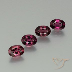 4.59ctw Natürlicher Helles Lila Rhodolith-Granat, Oval, VVS-VS