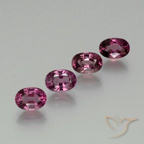 4.72ctw Natürlicher Himbeerrot Rhodolith-Granat, Oval, VS
