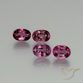 4.72 ct natürliche Himbeerrot Rhodolith-Granat-Edelsteine, Oval, VS