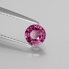 9,17 ctw natürlicher Himbeerrot Rhodolith-Granat, Rund Schliff, VVS-VS