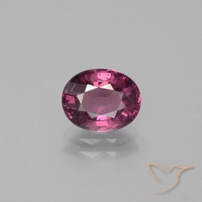 2.19ct Natürlicher Mittel-Dunkelviolett Rhodolith-Granat, Oval, VS