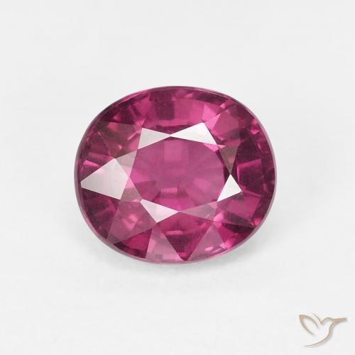 1.82ct Natürlicher Mittelviolett Rhodolith-Granat, Oval, VS