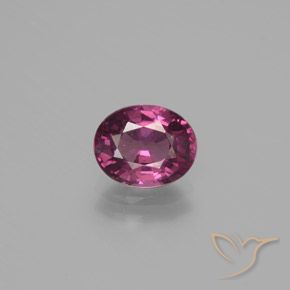 1.62ct Natürlicher Tiefes Magenta-Pink Rhodolith-Granat, Oval, VS