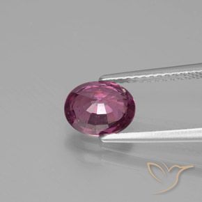 9,17 ctw natürlicher Tiefes Magenta-Pink Rhodolith-Granat, Oval, VS