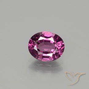 1.79ct Natürlicher rötlich-lila Rhodolith-Granat, Oval, VS