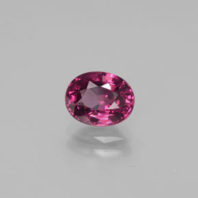 1,77 ctw natürlicher roter Rhodolith, Oval Schliff, VS