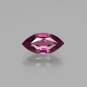 1,71 ctw natürlicher roter Rhodolith, Marquise, VVS-VS