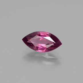 1,71 ctw natürlicher roter Rhodolith, Marquise, VVS-VS