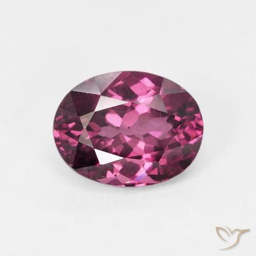 1.92ct Natürlicher tieflila Rhodolith-Granat, Oval, VS