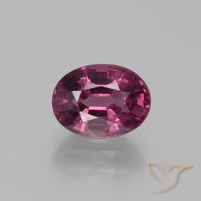 1.87ct Natürlicher Himbeerrot Rhodolith-Granat, Oval, VS