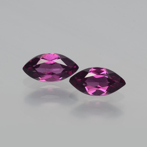  ct natürliche roter Rhodolith-Edelsteine, Marquise, VS