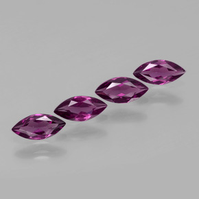  ct natürliche roter Rhodolith-Edelsteine, Marquise, VS