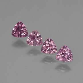 ct natürliche rosafarbener Rhodolith-Edelsteine, Trillion, VS