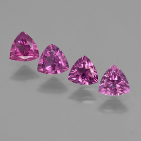  ct natürliche roter Rhodolith-Edelsteine, Trillion, VS