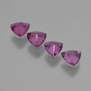  ct natürliche roter Rhodolith-Edelsteine, Trillion, VS