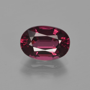 2,01 ctw natürlicher roter Rhodolith, Oval Schliff, VVS