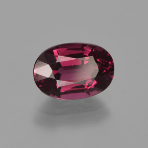 2,01 ctw natürlicher roter Rhodolith, Oval Schliff, VVS