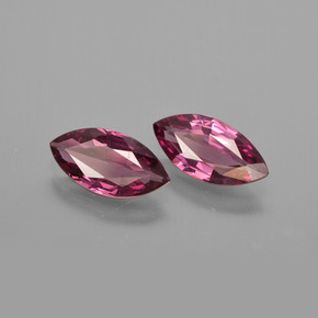2,14 ct natürliche purpurfarbener Rhodolith-Edelsteine, Marquise, VS