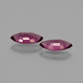 2,14 ct natürliche purpurfarbener Rhodolith-Edelsteine, Marquise, VS