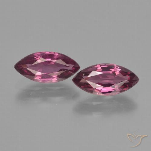 1.87 ct natürliche Magenta-Rosa Rhodolith-Granat-Edelsteine, Marquise, VS
