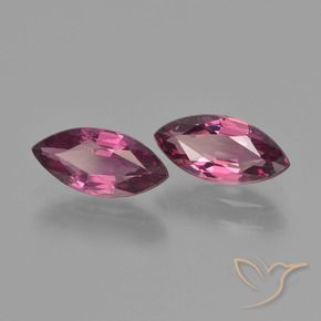 1.87 ct natürliche Magenta-Rosa Rhodolith-Granat-Edelsteine, Marquise, VS