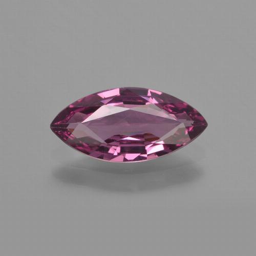 1,29 ctw natürlicher purpurfarbener Rhodolith, Marquise, VVS-VS