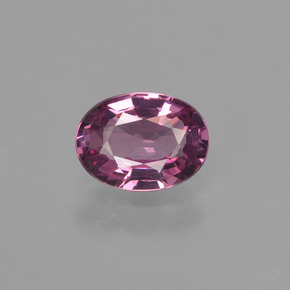 1,08 ctw natürlicher roter Rhodolith, Oval Schliff, VVS-VS