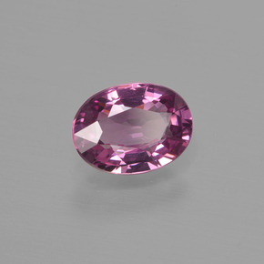 1,08 ctw natürlicher roter Rhodolith, Oval Schliff, VVS-VS