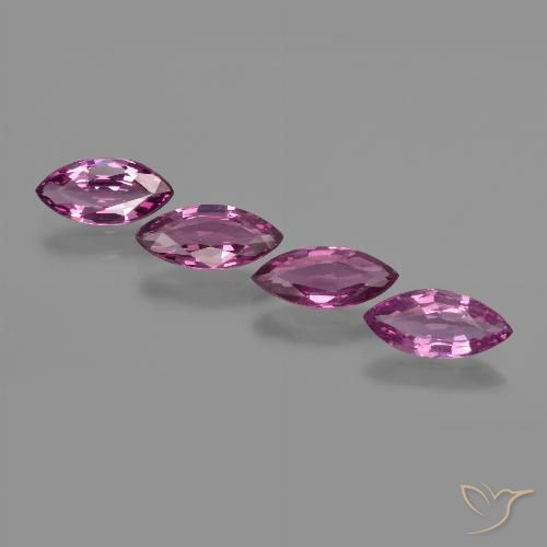 3.72ctw Natürlicher Mittelviolett Rhodolith-Granat, Marquise, VS