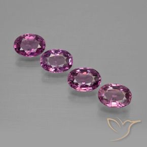 4.06 ct natürliche Blutung Rhodolith-Granat-Edelsteine, Oval, VS