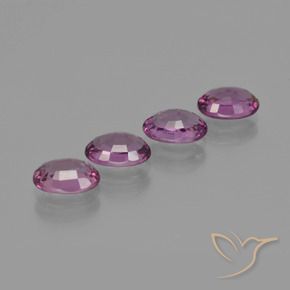 4.06 ct natürliche Blutung Rhodolith-Granat-Edelsteine, Oval, VS