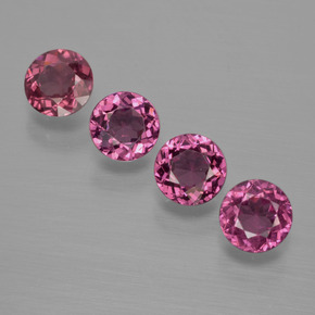 2.24 ct natürliche Magenta-Rosa Rhodolith-Granat-Edelsteine, Rund Schliff, VS