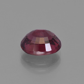 3,03 ctw natürlicher roter Rhodolith, Oval Schliff, VS