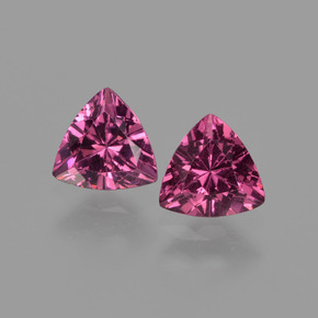  ct natürliche rosafarbener Rhodolith-Edelsteine, Trillion, VS