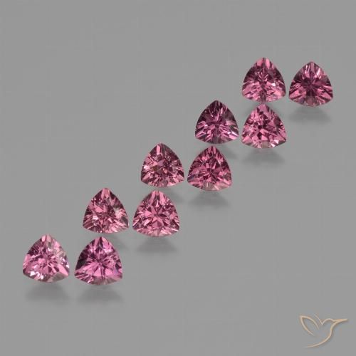 5.14ctw Natürlicher Lila Rot Rhodolith-Granat, Trillion, VS