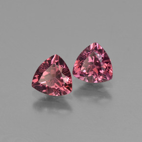  ct natürliche rosafarbener Rhodolith-Edelsteine, Trillion, VS
