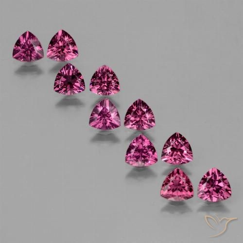 5.15ctw Natürlicher Mittel-Dunkelviolett Rhodolith-Granat, Trillion, VS