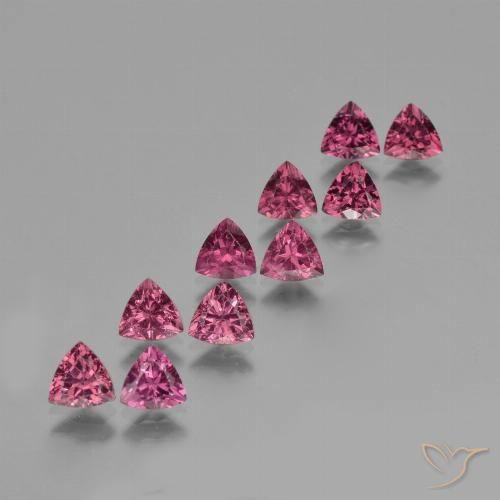 5.43ctw Natürlicher Magenta-Rosa Rhodolith-Granat, Trillion, VS