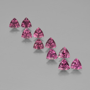 4.99 ct natürliche Rosa Beere Lila Rhodolith-Granat-Edelsteine, Trillion, VS