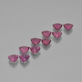 4.99 ct natürliche Rosa Beere Lila Rhodolith-Granat-Edelsteine, Trillion, VS