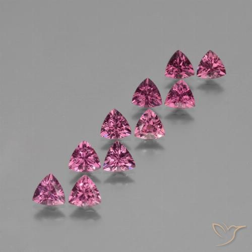 4.71ctw Natürlicher Magenta-Rosa Rhodolith-Granat, Trillion, VS