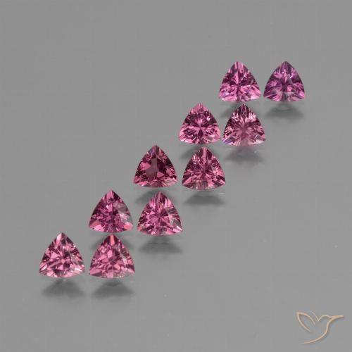 4.89ctw Natürlicher Magenta-Rosa Rhodolith-Granat, Trillion, VS