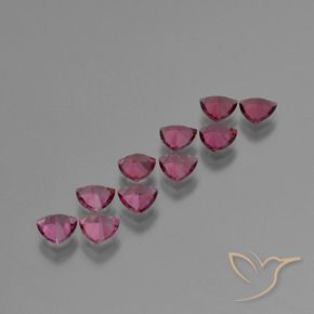 5.15 ct natürliche Rosa Beere Lila Rhodolith-Granat-Edelsteine, Trillion, VS