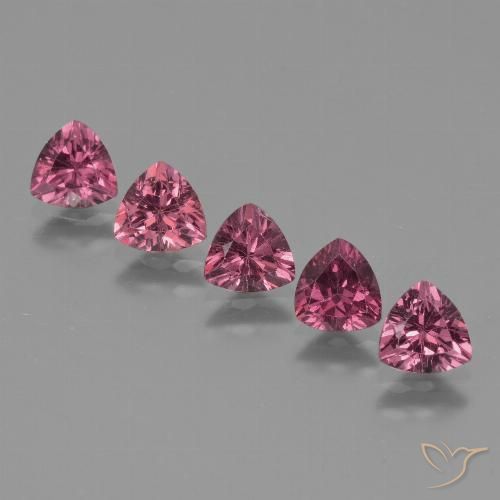 2.62ctw Natürlicher Rosa Beere Lila Rhodolith-Granat, Trillion, VS