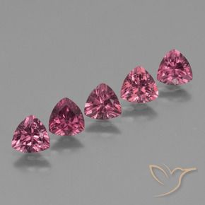 2.62 ct natürliche Rosa Beere Lila Rhodolith-Granat-Edelsteine, Trillion, VS